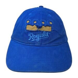 Kansas City Royals MLB ProSport Image Blue Gold OS Baseball Cap Strapback Hat